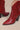 Brooklyn - Sculpted Heel Textured Red Western Booties red
