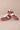 Mi.iM DIXIE – textured platform lace-up trainers red