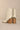 Mi.iM BELLA - Chunky Heel Metal Pointed Toe Booties ivory