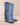 Mi.iM Talia Fringe Knee High Western Boots blue