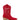 Mi.iM ZETA - Bow-Embroidered Western Boot RED