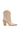 Brooklyn - Sculpted Heel Textured Western Booties beige