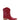 Mi.iM KARLIE Faux Snakeskin Cowboy Boots red