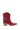 Mi.iM KARLIE Faux Snakeskin Cowboy Boots red